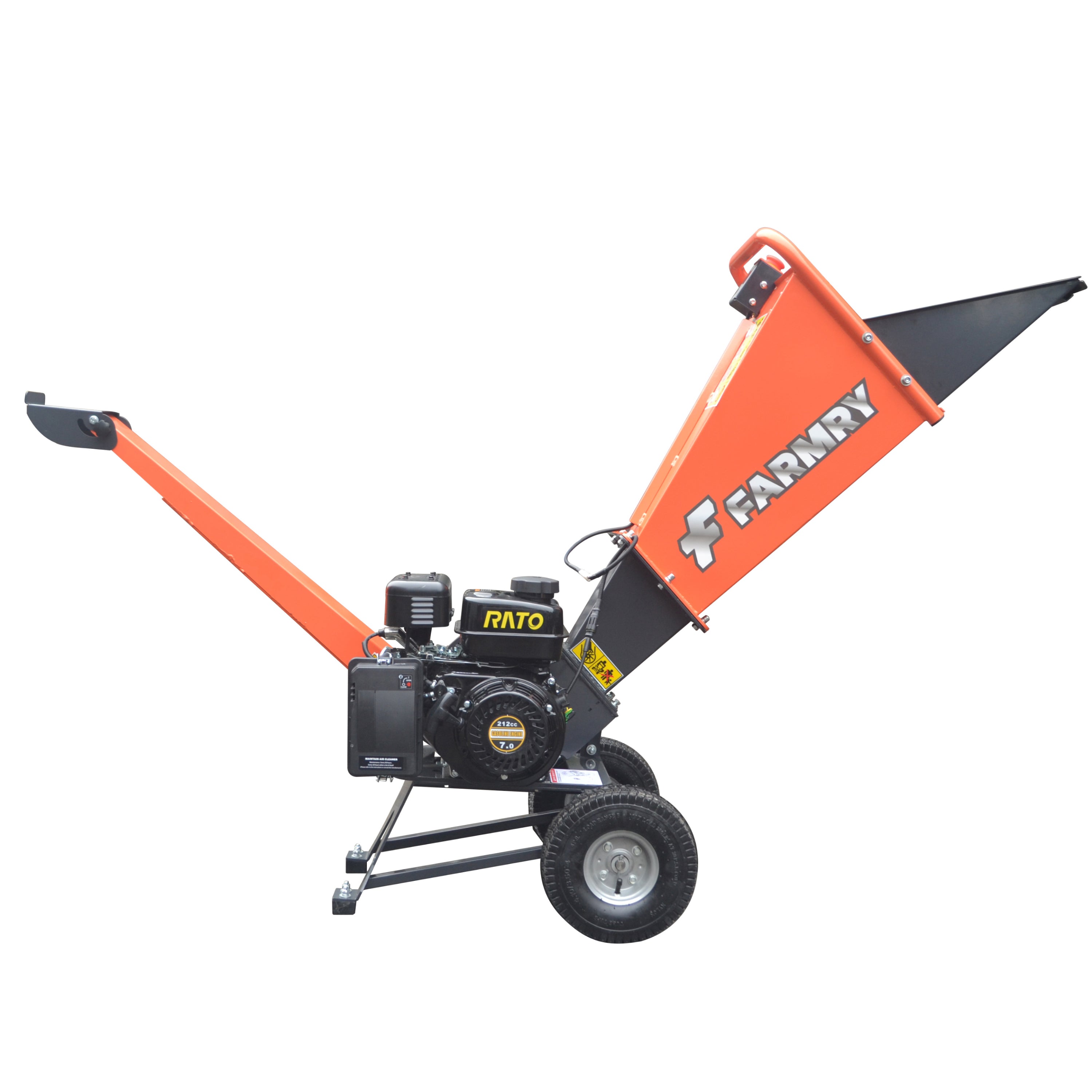 2” Gasoline Wood Chipper, Direct Drive, RATO 212cc Engine,GS65S