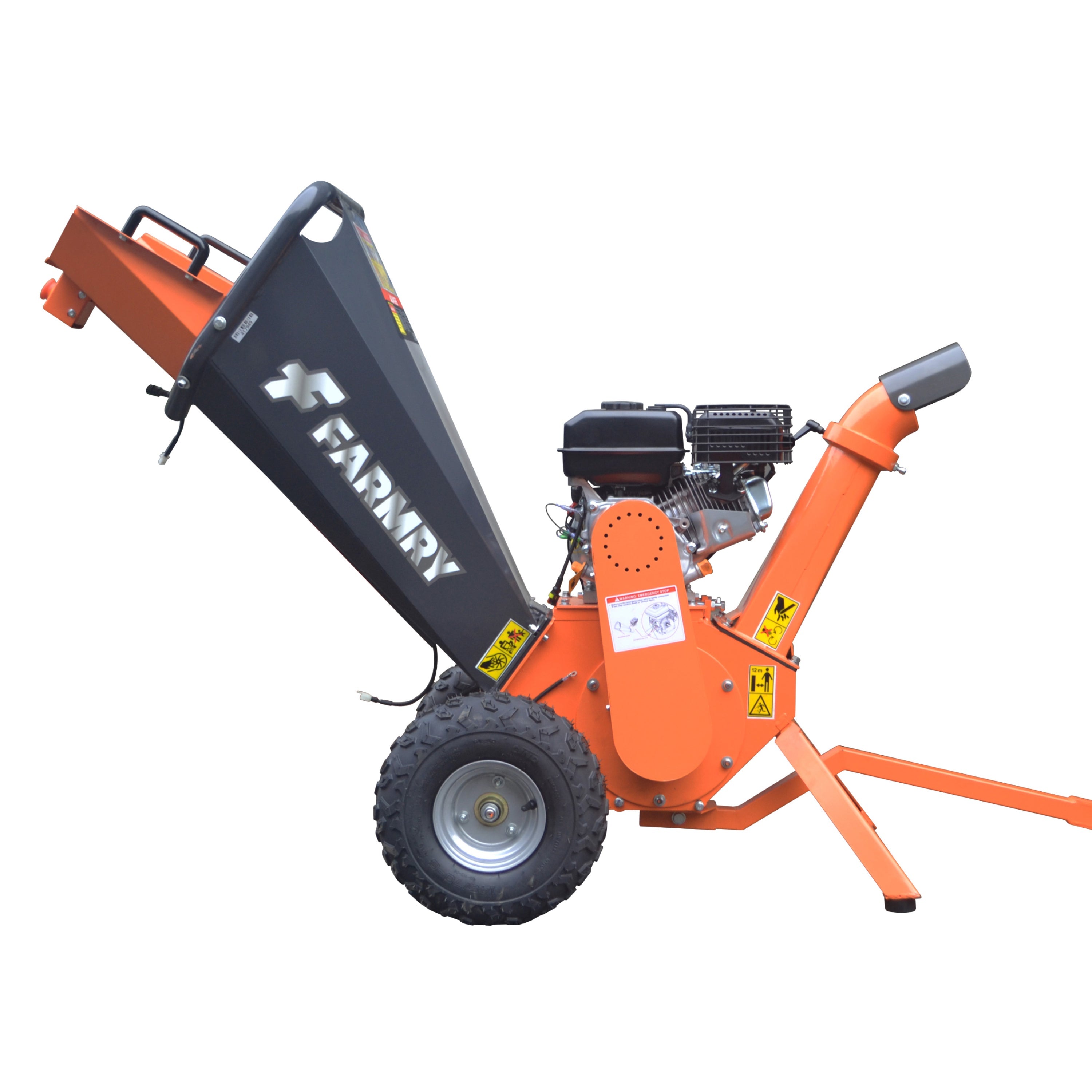 4 ” Gasoline Wood Chipper, Belt-Driven, RATO 212cc Engine,GS65H