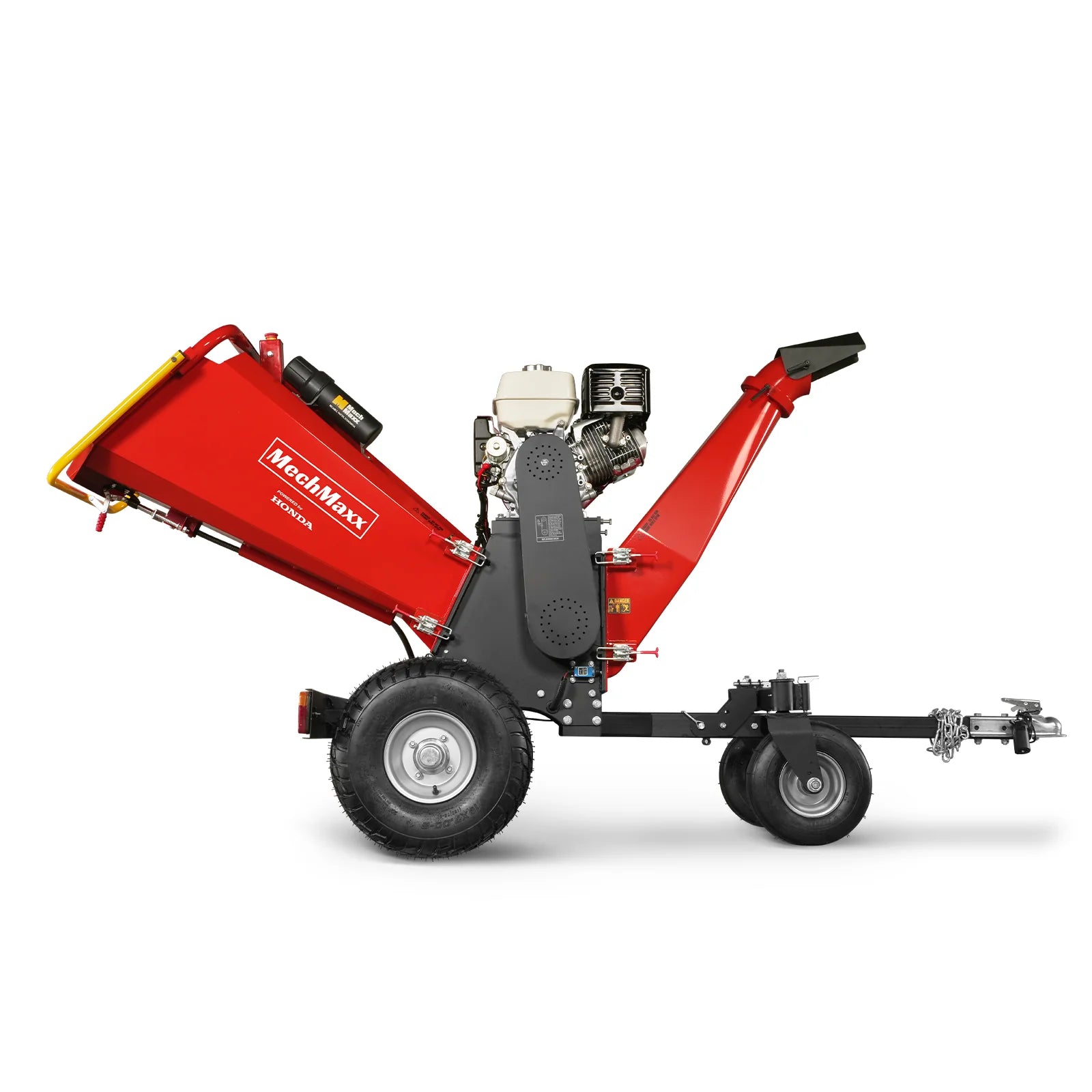 6 inch HONDA Gasoline Engine Powered 4 - Wheel Drum Wood Chipper with Taillight , B150