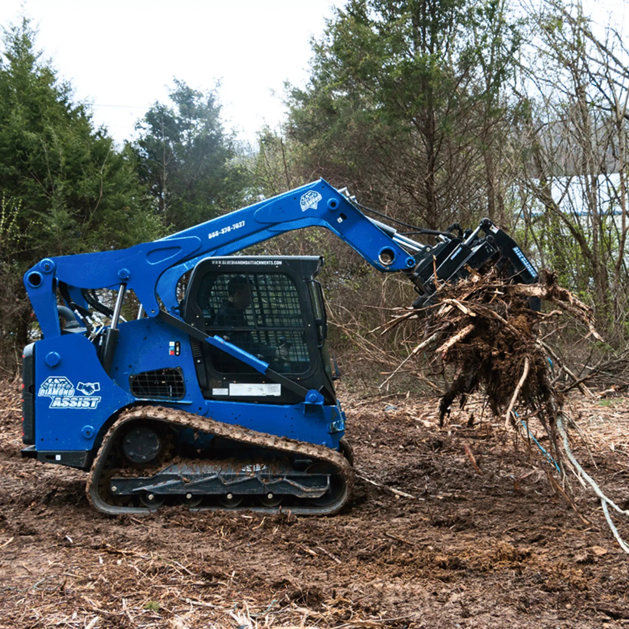 Blue Diamond Grapple Rake - Heavy Duty