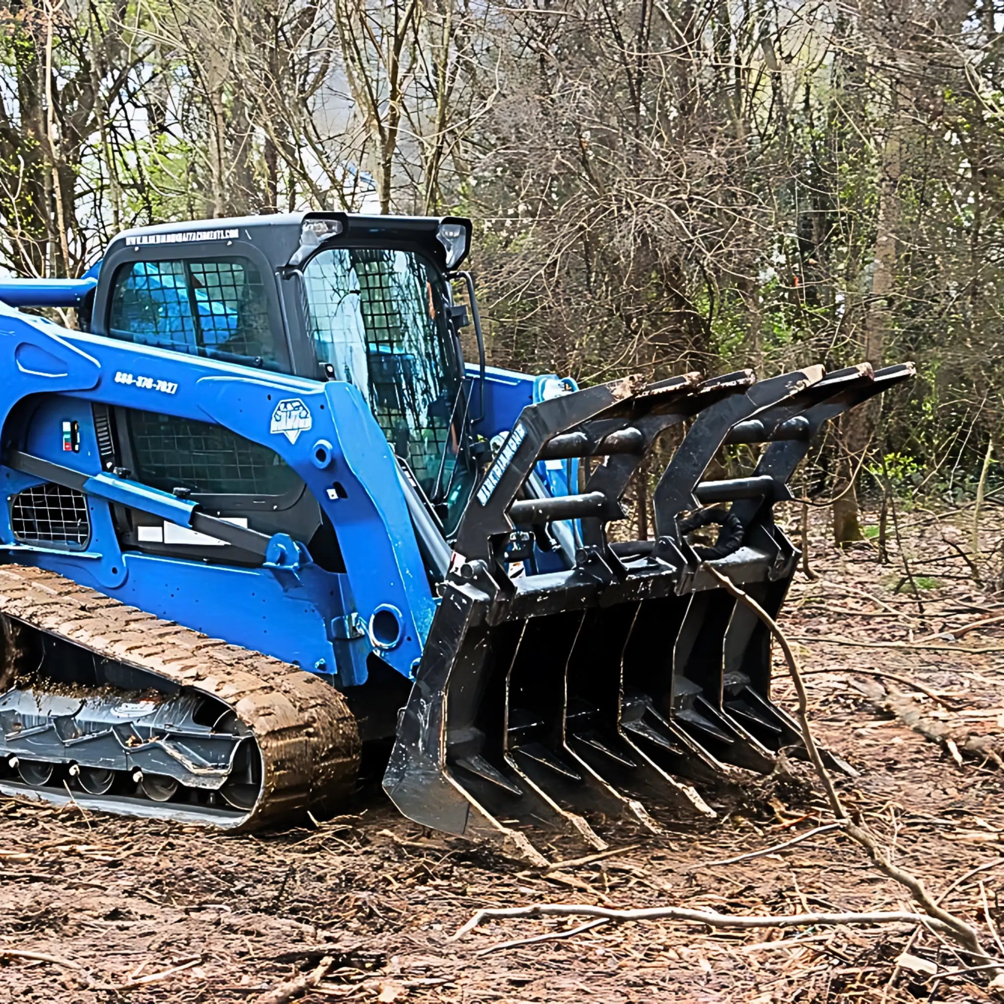 Blue Diamond Grapple Rake - Severe Duty