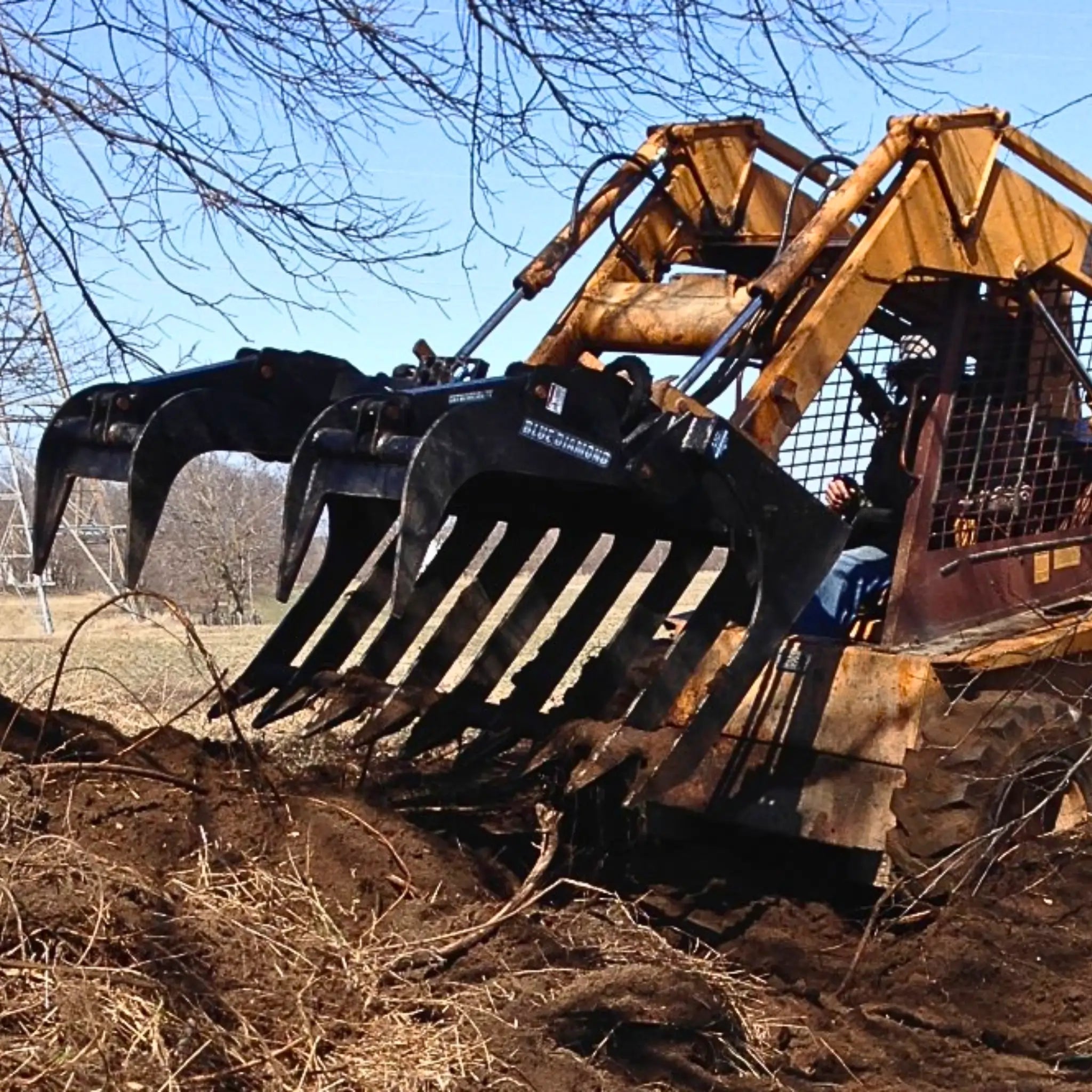 Blue Diamond Root Grapple - Severe Duty