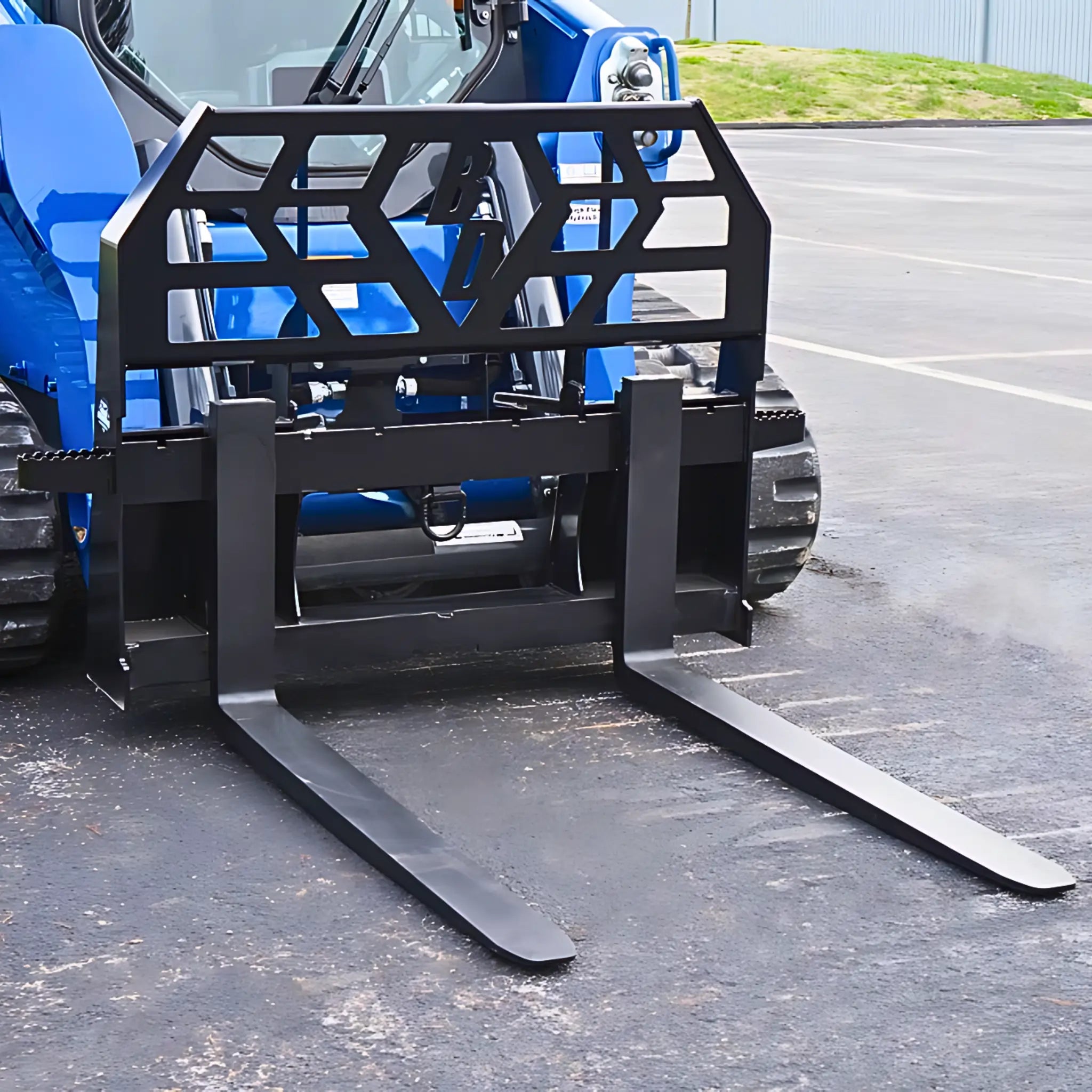 Blue Diamond Pallet Forks - 6,000 lbs Capacity - Heavy Duty With D-Ring