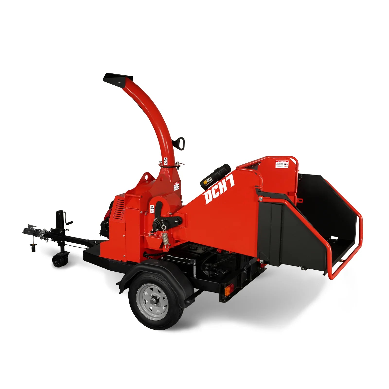 HONDA GX690 22hp 688cc Twin Cylinder Gasoline Engine Powered 7'' Hydraulic Feeding Wood Chipper, DCH7