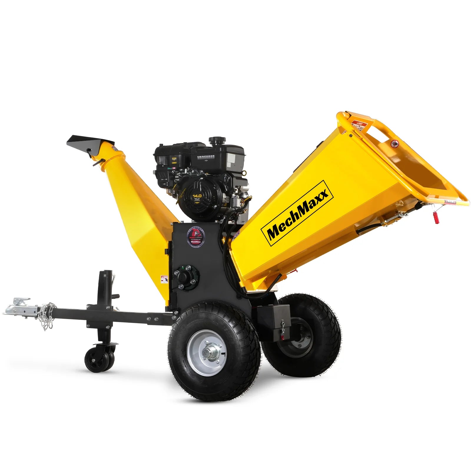 6 inch E-start B&S VANGUARD 408cc 14hp Gasoline Engine Powered Drum Wood Chipper , P4206