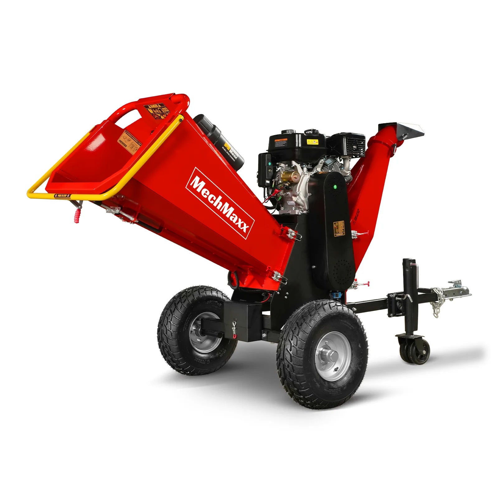 6 inch E-start DUCAR 420cc 15hp Gasoline Engine Powered Drum Wood Chipper , P4206