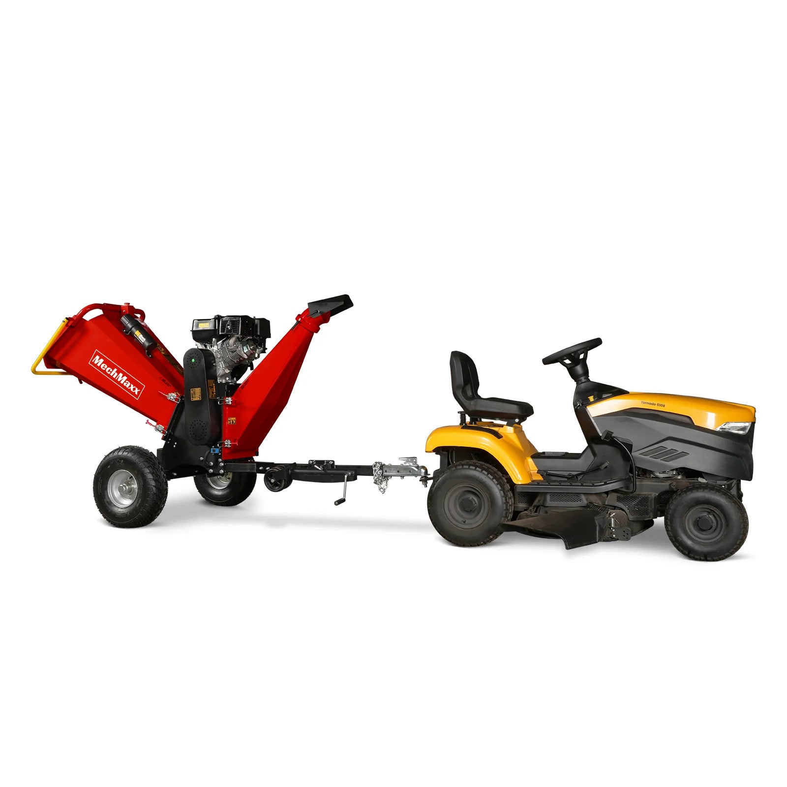 6 inch E-start DUCAR 420cc 15hp Gasoline Engine Powered Drum Wood Chipper , P4206