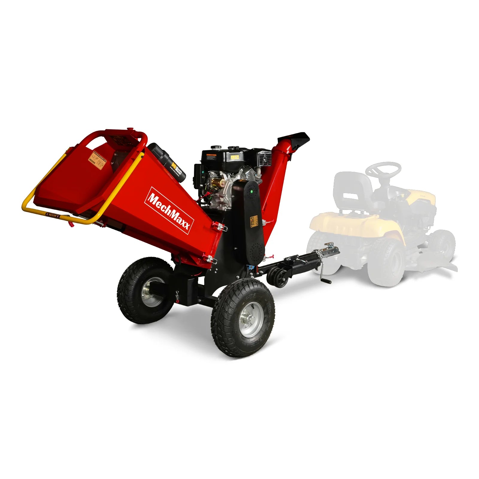 6 inch E-start DUCAR 420cc 15hp Gasoline Engine Powered Drum Wood Chipper , P4206