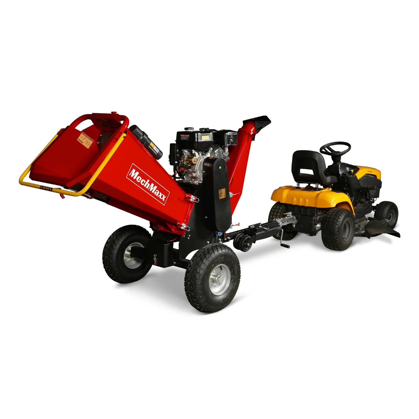 6 inch E-start DUCAR 420cc 15hp Gasoline Engine Powered Drum Wood Chipper , P4206