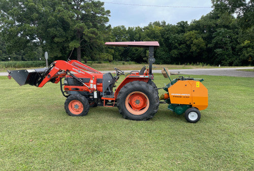 FARM-MAXX Mini Round Hay Balers Auto Twine Wrap FMBR-330 | For Tractor