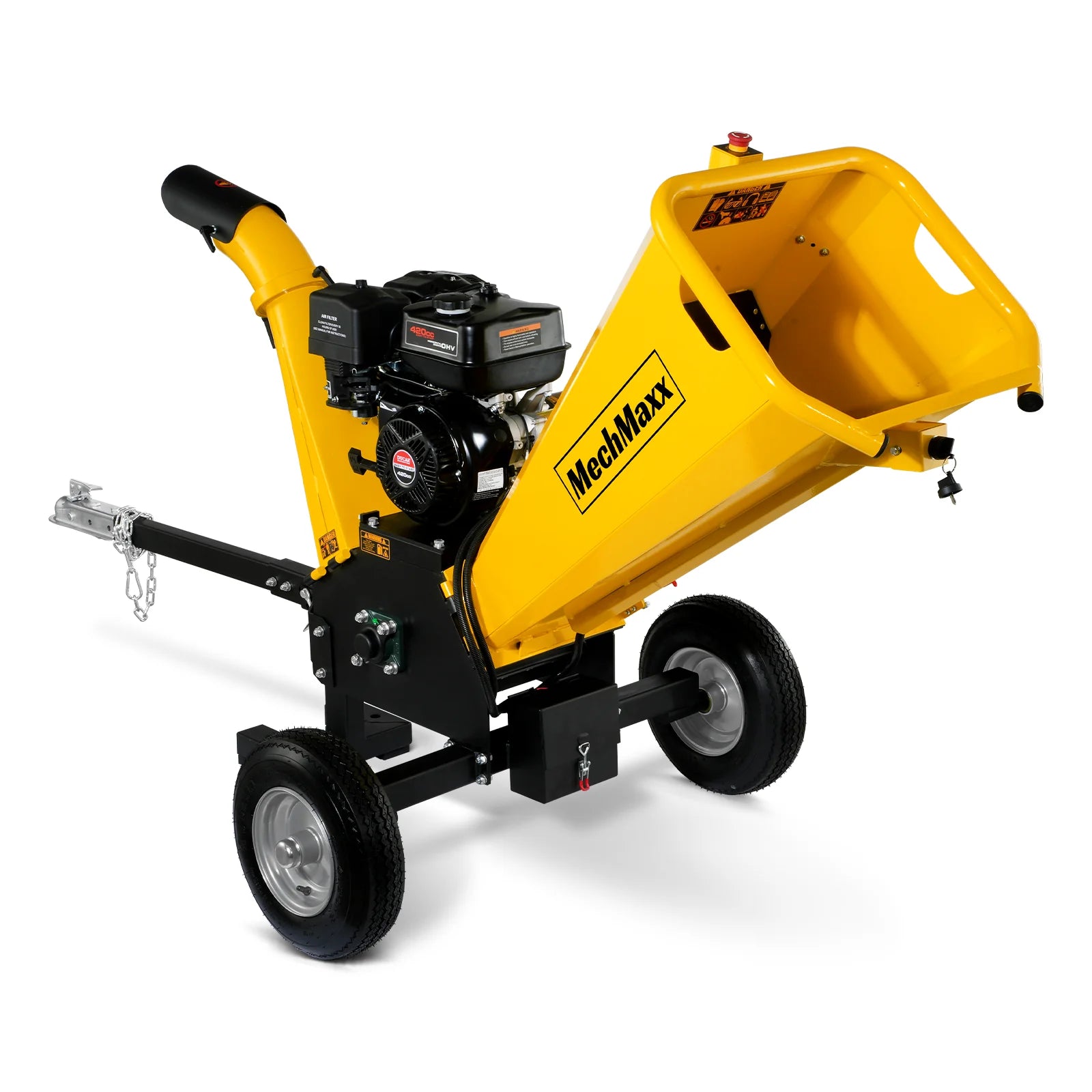 5 inch E-start DUCAR 420cc Gasoline Engine Powered Wood Chipper, GS1500