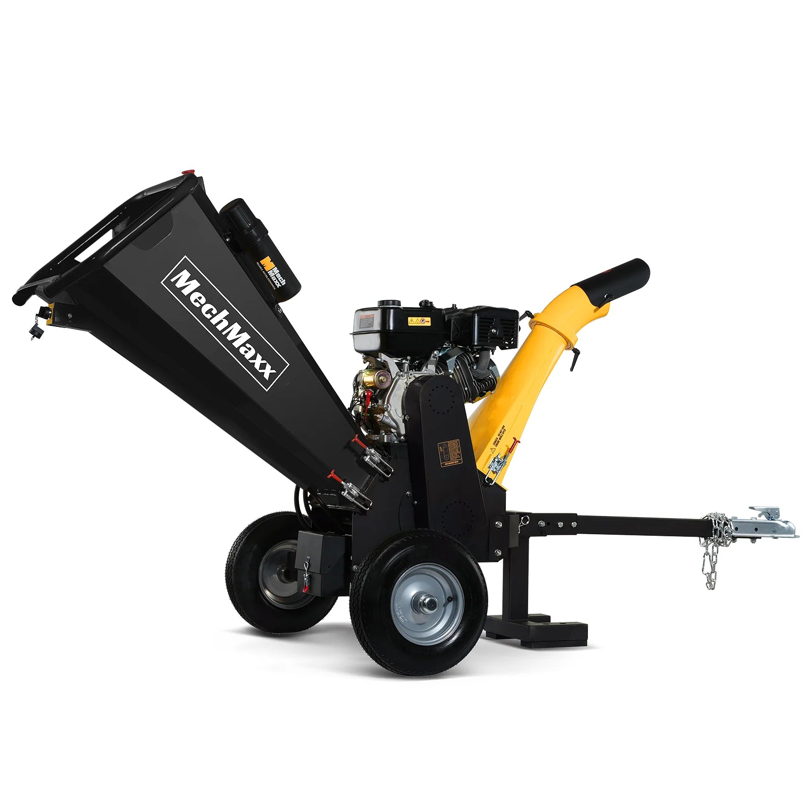 5 inch E-start DUCAR 420cc Gasoline Engine Powered Wood Chipper , GS1500