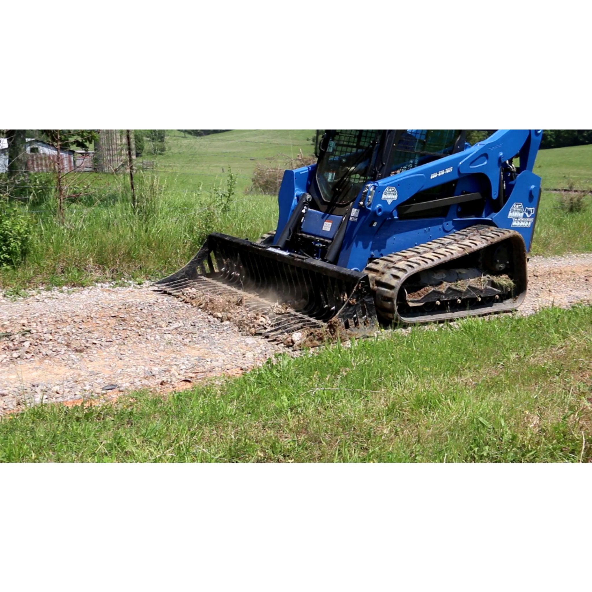 Blue Diamond Skid Steer Rock Bucket - Standard and Extreme Duty