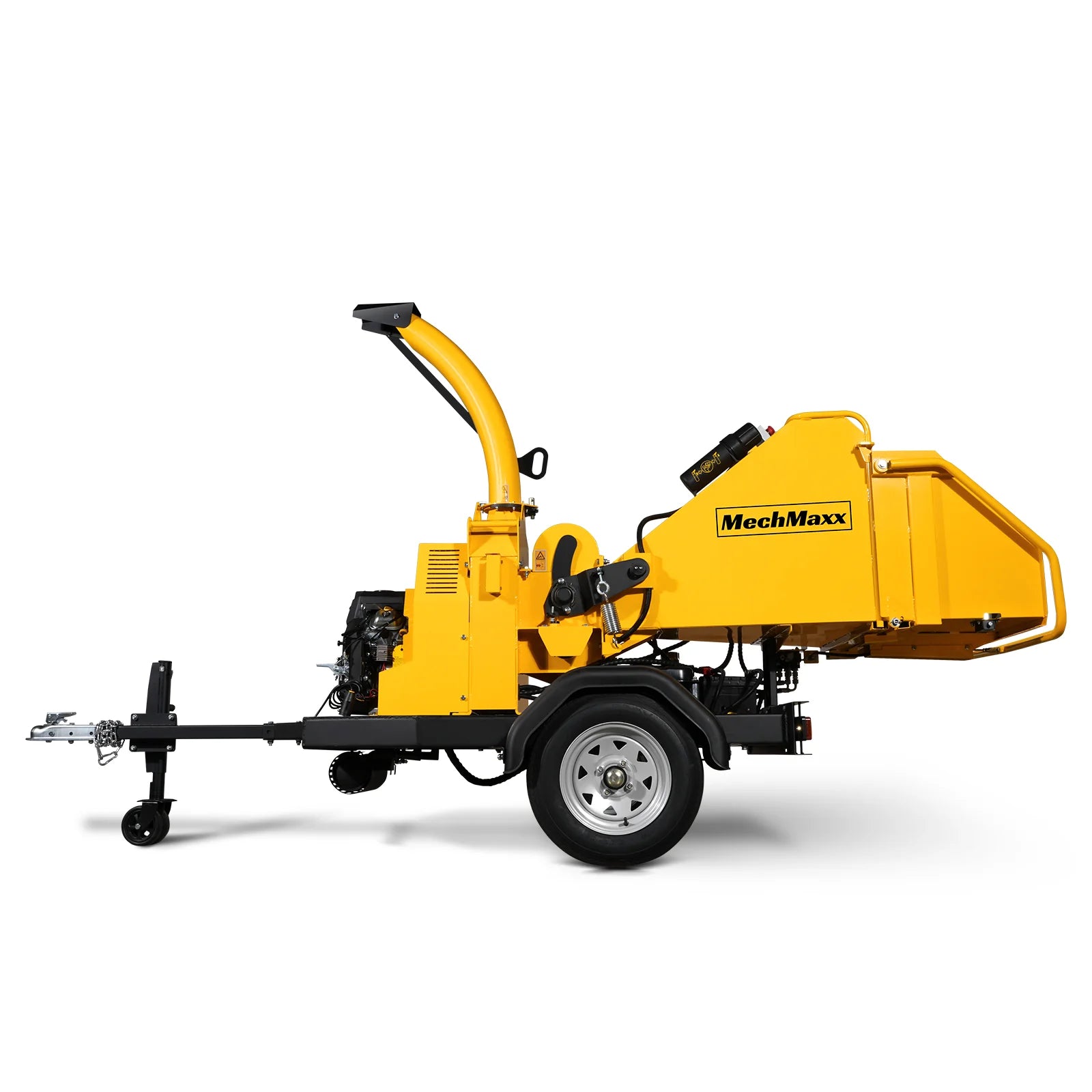 25hp 740cc Twin Cylinder RATO Petrol Engine 7'' Hydraulic Feeding Wood Chipper, DCH7