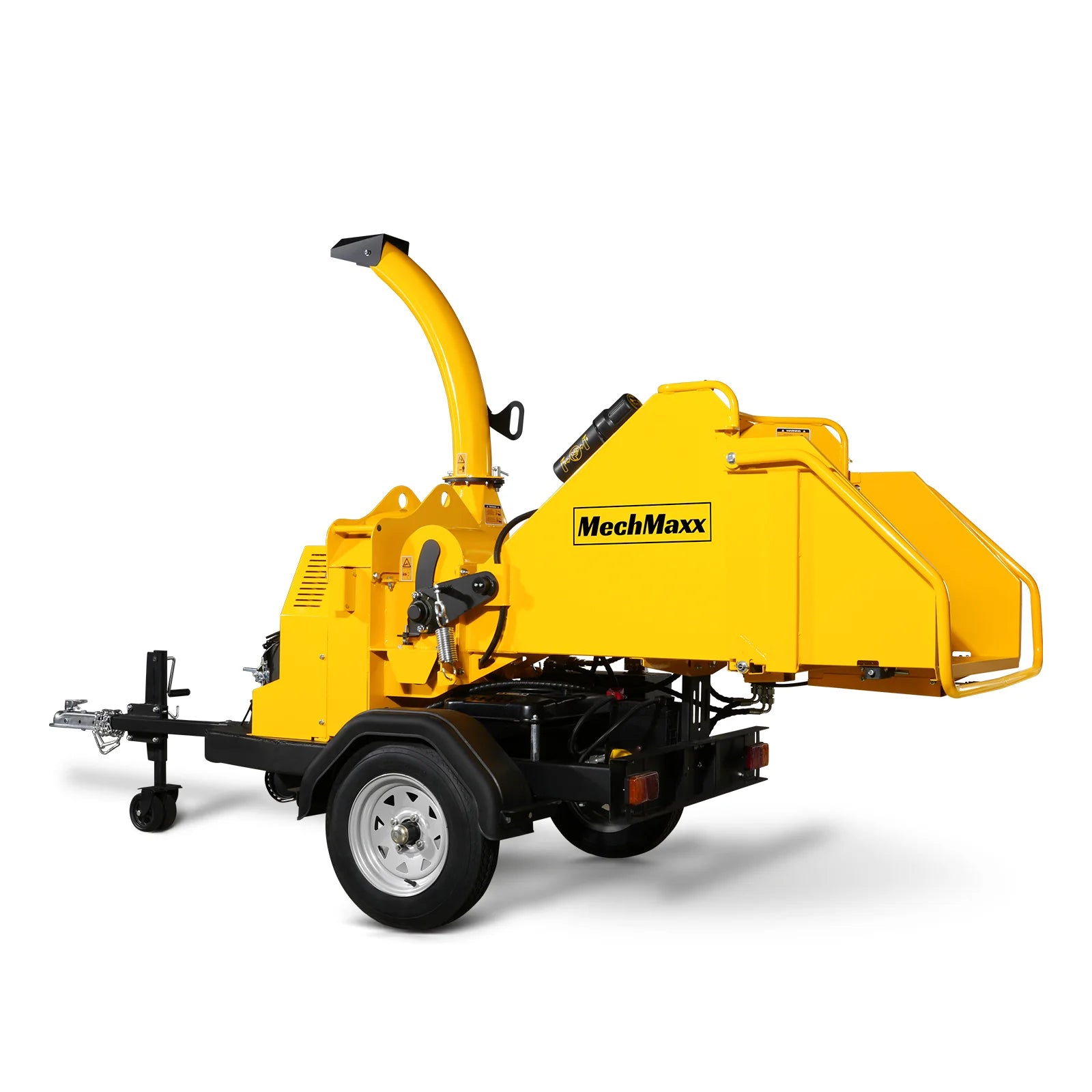 25hp 740cc Twin Cylinder RATO Petrol Engine 7'' Hydraulic Feeding Wood Chipper, DCH7