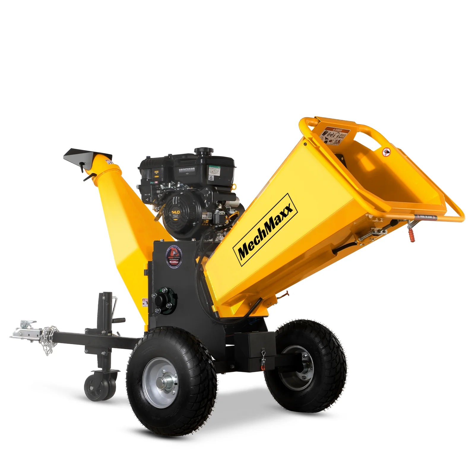 6 inch E-start B&S VANGUARD 408cc 14hp Gasoline Engine Powered Drum Wood Chipper,  P4206