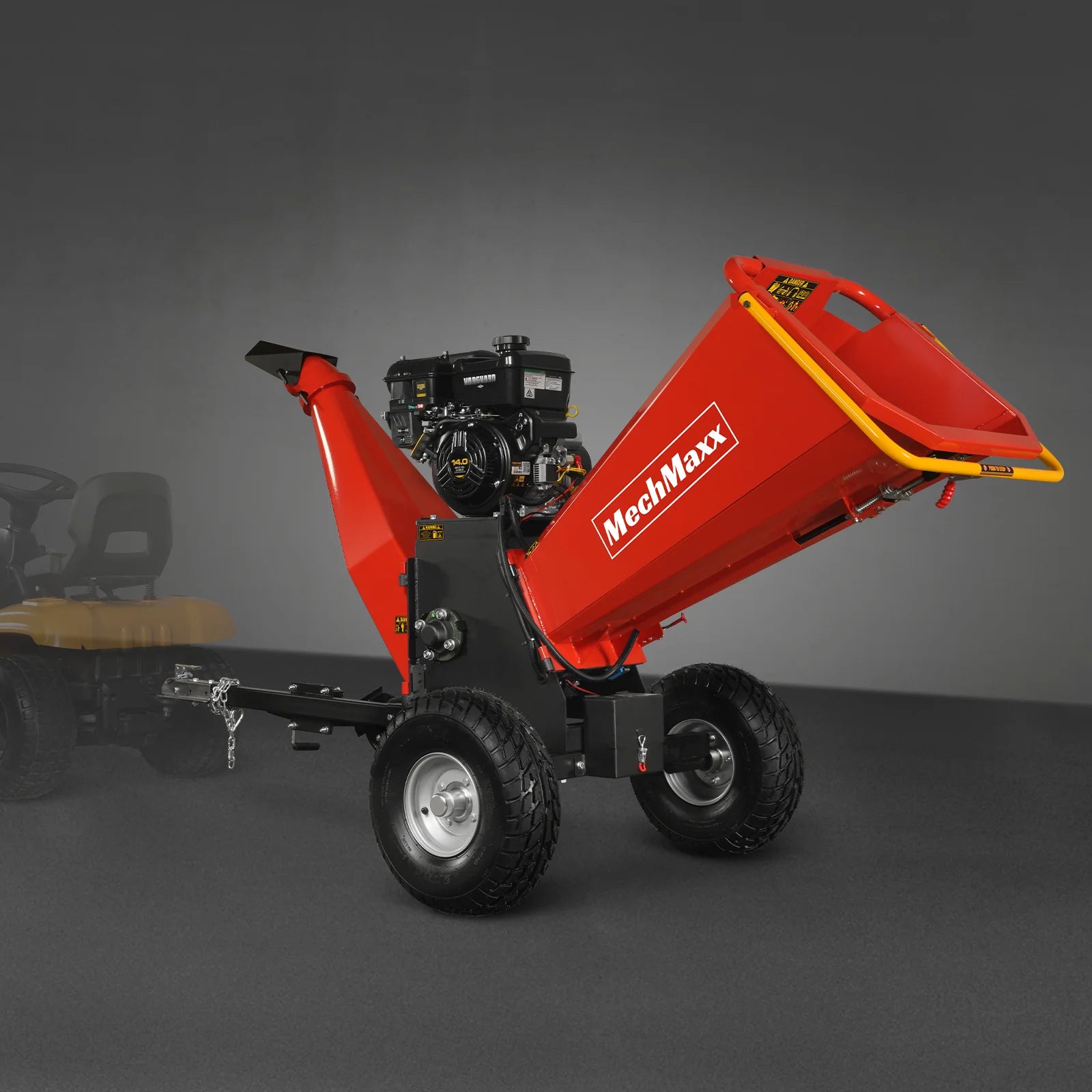 6 inch E-start B&S VANGUARD 408cc 14hp Gasoline Engine Powered Drum Wood Chipper , P4206